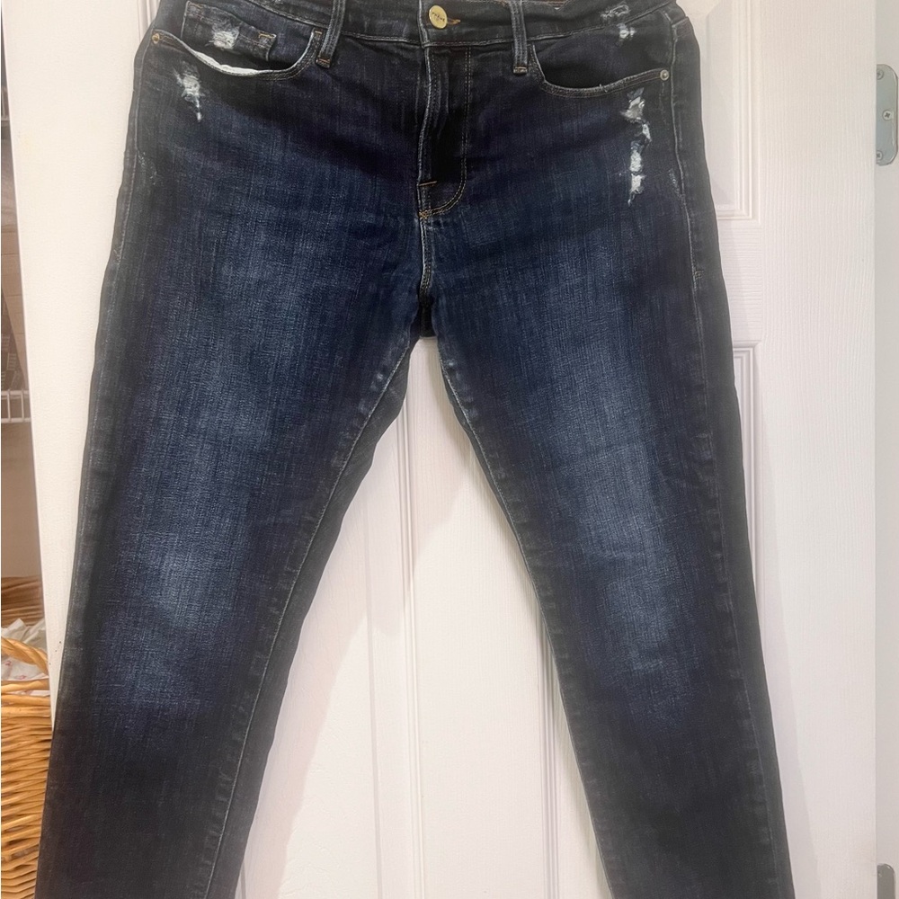 FRAME Denim Women's Dark Blue Jeans! Awesome fit!